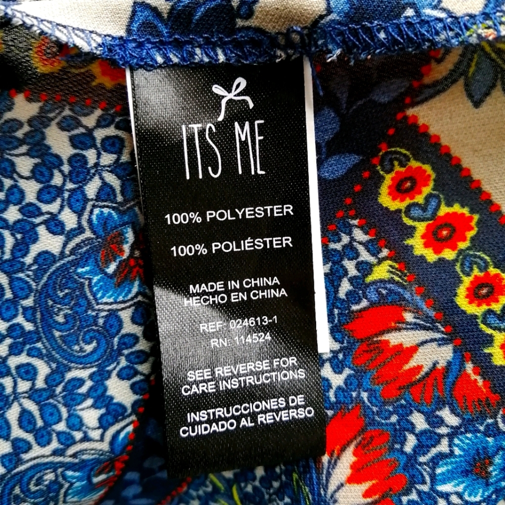 It's Me Brand Sheer Floral Print Breezy Mini Dress - Picture 5 of 5
